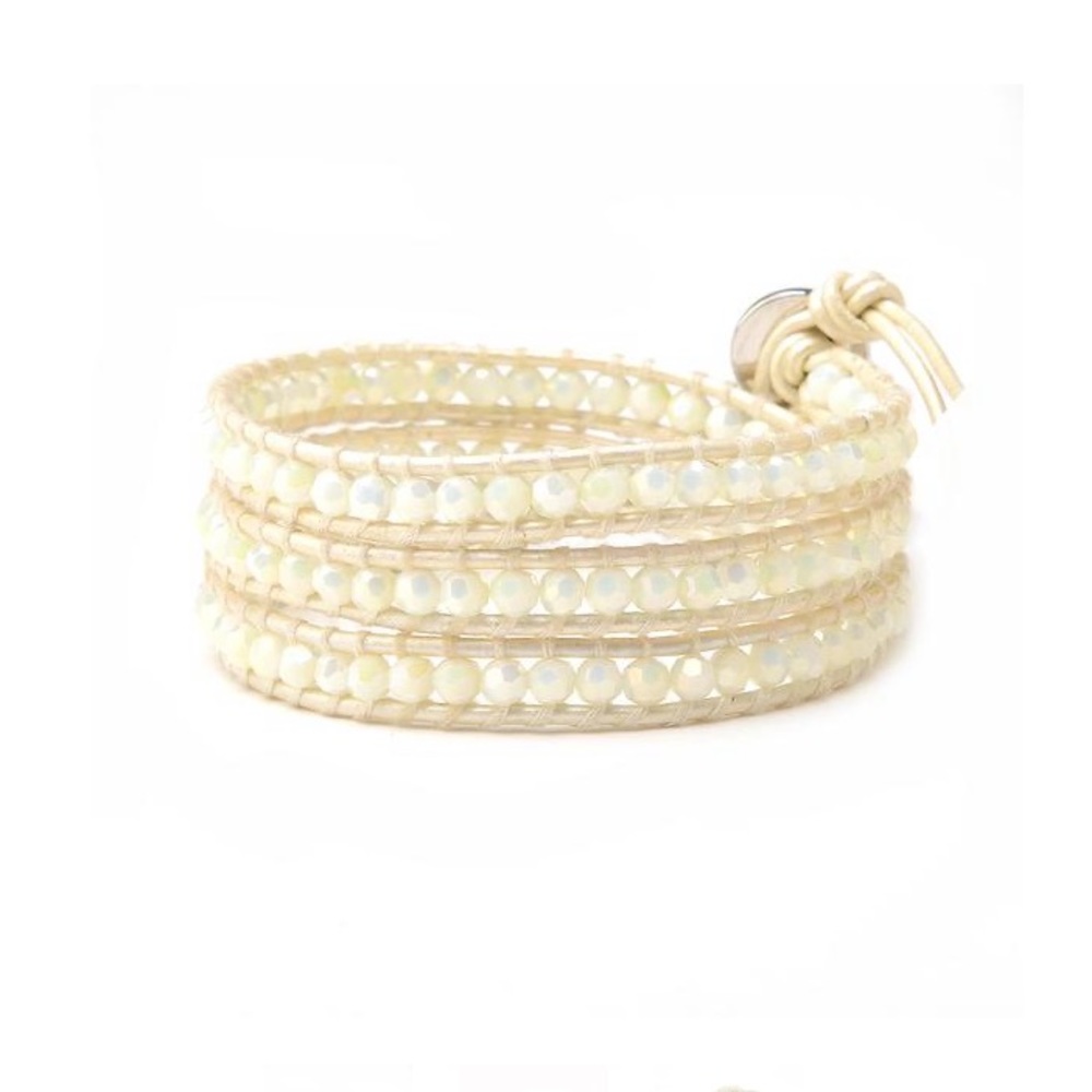 Leather wrap bracelet